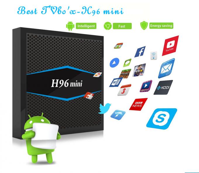 H96 het Miniandroid-de Doos RK 4K Uiteindelijke HD van TV decoderen met Google Play Store